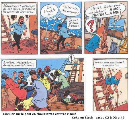 Sc�ne 5 / 7 : o� Archibald Haddock est toujours en chaussettes